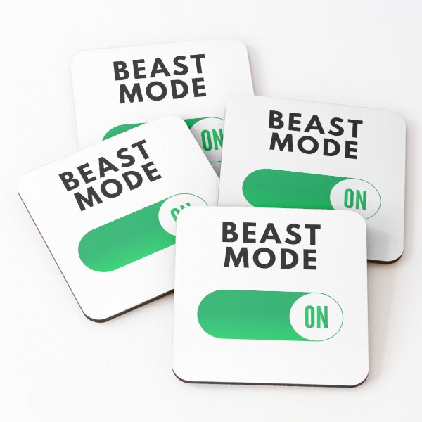 Item preview, BEAST MODE ON WHITE designed and sold by unclejab.