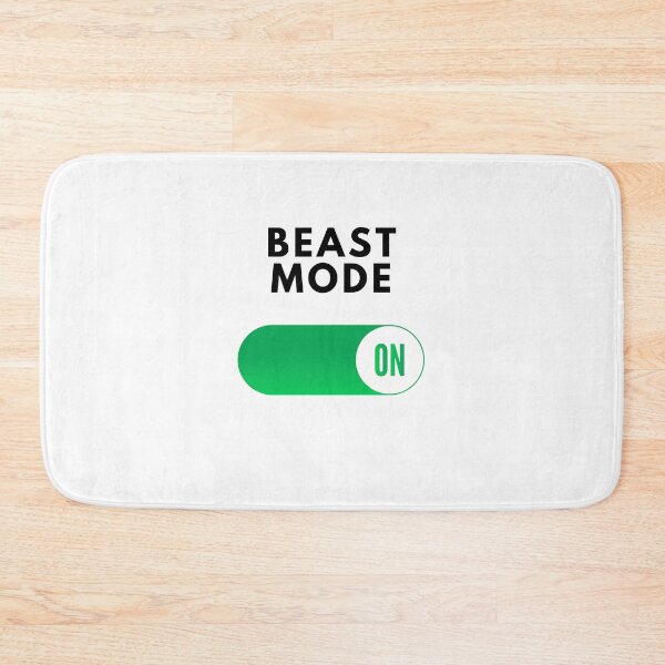 Item preview, BEAST MODE ON WHITE designed and sold by unclejab.