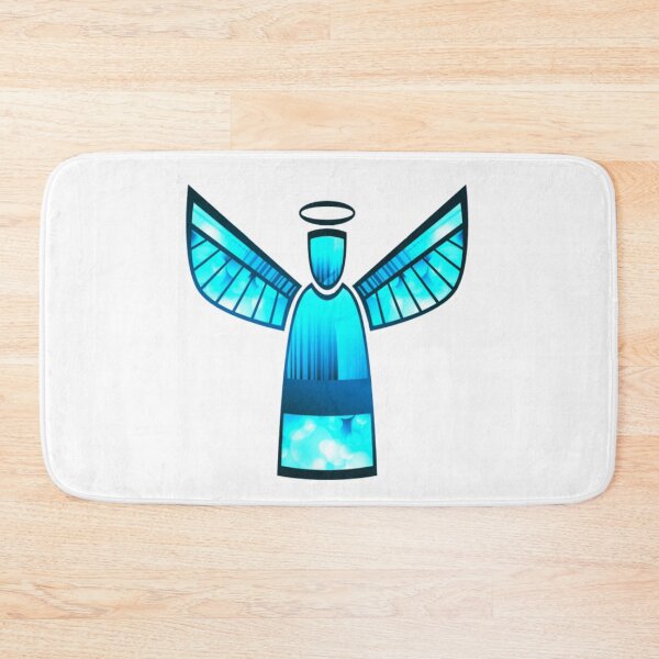 Aperçu de l'œuvre Conception de silhouette d'ange turquoise créée et vendue par Dven-Clothes.