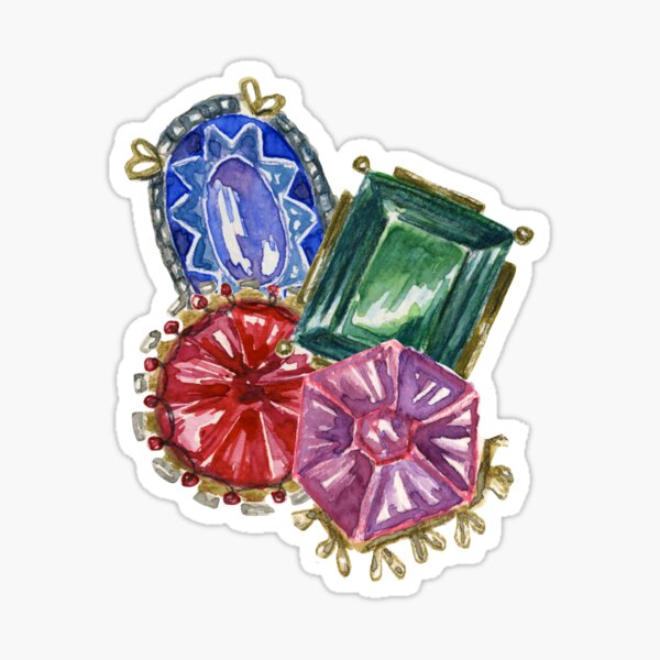 Gemstone Sticker Sticker