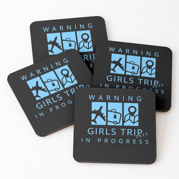 Item preview, Warning Girls Trip 2023 In Progress designed and sold by TrendyTribe.