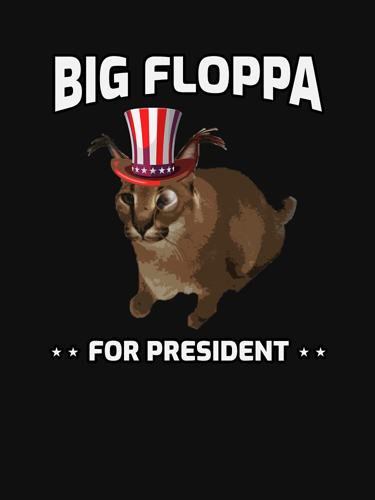 Big Floppa Meme Cat T-Shirt  Cat memes, Caracal, Funny animal