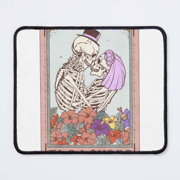 Item preview, The Lovers Skeleton Tarot designed and sold by buzztop.