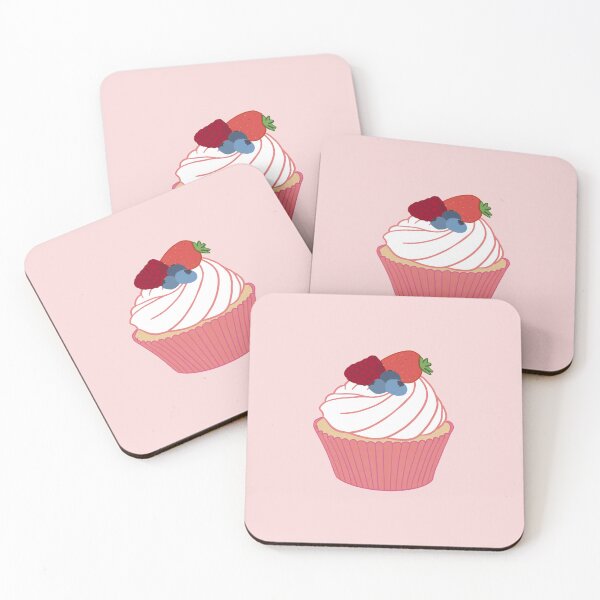 Item preview, Cupcake with berries | Strawberry, Raspberry and Blueberry cake | Cake lover designed and sold by Lindsay Marie Patterns.