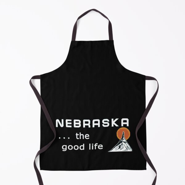 Item preview, Nebraska. . . the good life! NE shirt: #nebraska - Nebraska motto sign in black designed and sold by smooshfaceutd.