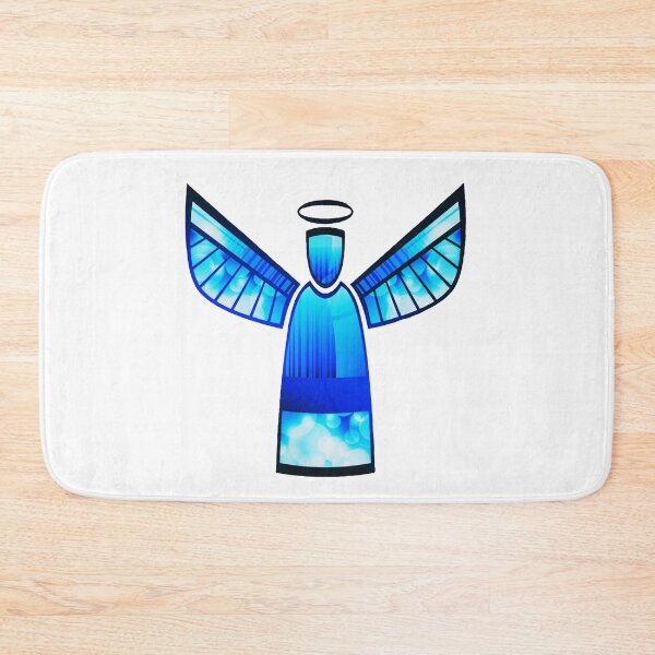Aperçu de l'œuvre Conception de silhouette d'ange bleu créée et vendue par Dven-Clothes.