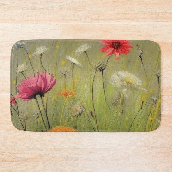 Item preview, Fantasy Beautiful Meadow Of Flowers Flowers Painted In Watercolor Botanical  designed and sold by IZiets.