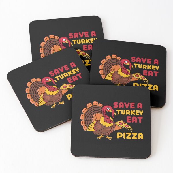 Item preview, Save a Turkey Eat Pizza Funny Thanksgiving Gifts designed and sold by nquestiaa.