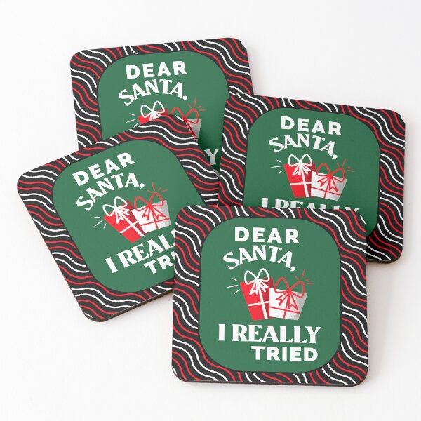 Item preview, DEAR SANTA, I REALLY TRIED designed and sold by BestCoolStuff.