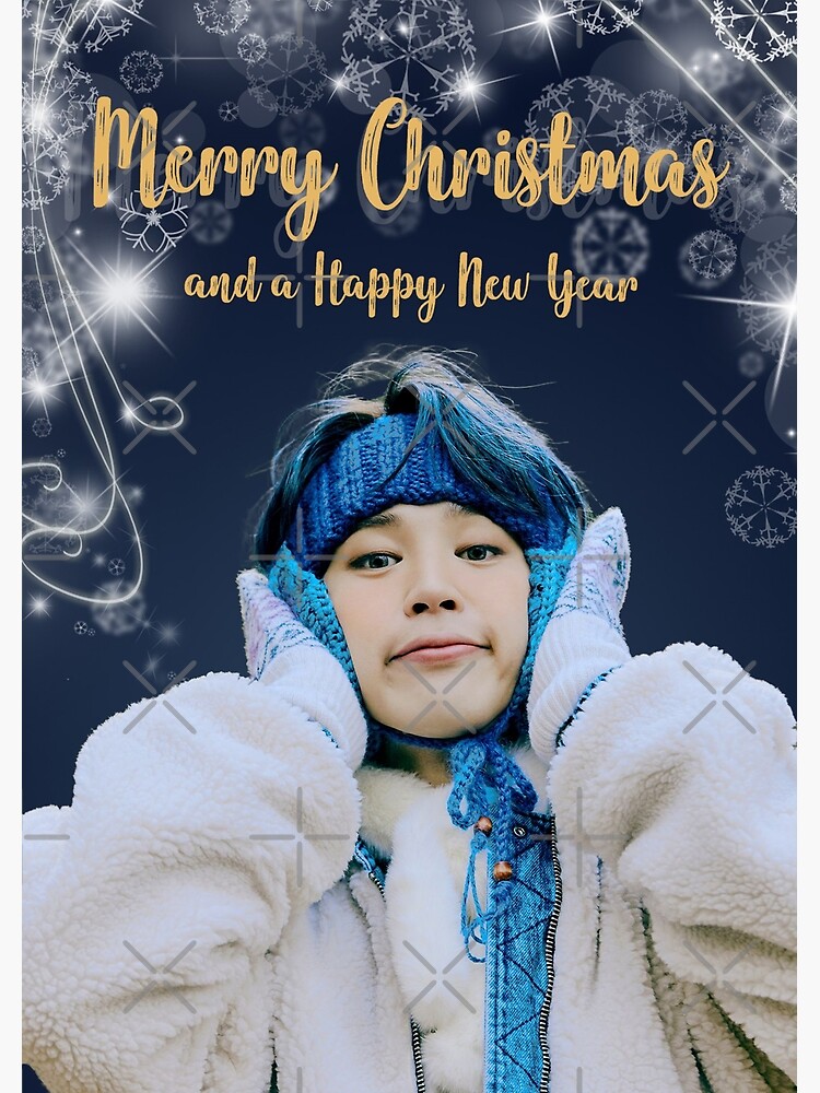 bts 会報　クリスマスカード　happynewyearカード BTS greeting card - Merry Christmas Jimin