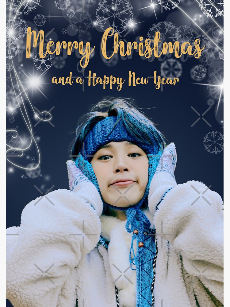 BTS greeting card - Merry Christmas Jimin