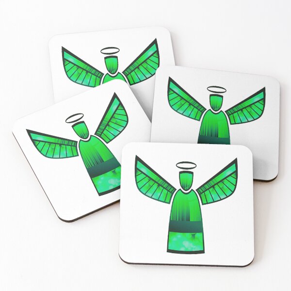 Item preview, Green Angel Silhouette design designed and sold by Dven-Clothes.
