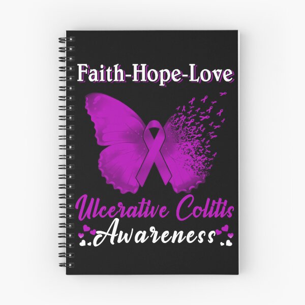 Item preview, Faith Hope Love Butterfly Ulcerative Colitis Awareness designed and sold by Gillosina.