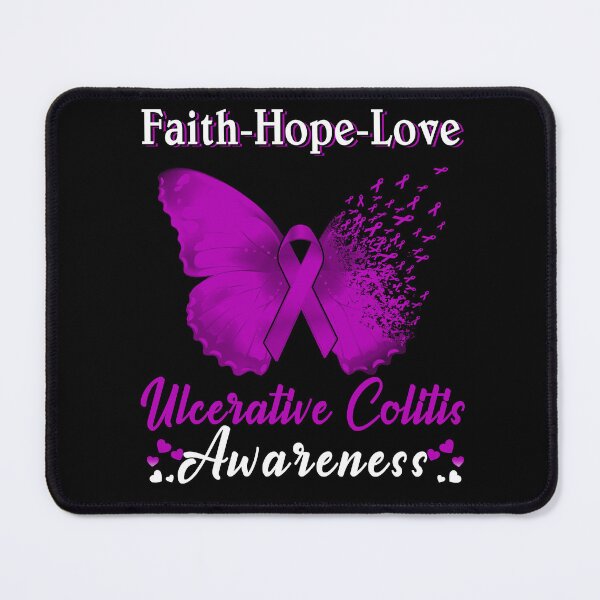 Item preview, Faith Hope Love Butterfly Ulcerative Colitis Awareness designed and sold by Gillosina.