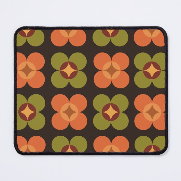 Item preview, 70’s inspired Pattern Orange and Olive designed and sold by Nixpaints.