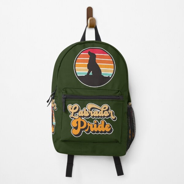 Item preview, Labrador Pride Retro Sunset Dog Silhouette Pet Design designed and sold by CRHPOD20.