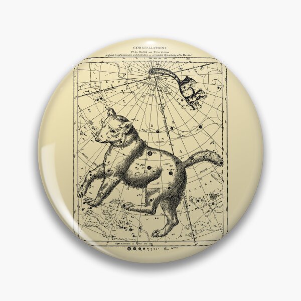 Item preview, Ursa Major and Minor Constellation Map - Aesthetic, Astronomy, Space designed and sold by SpaceDogLaika.