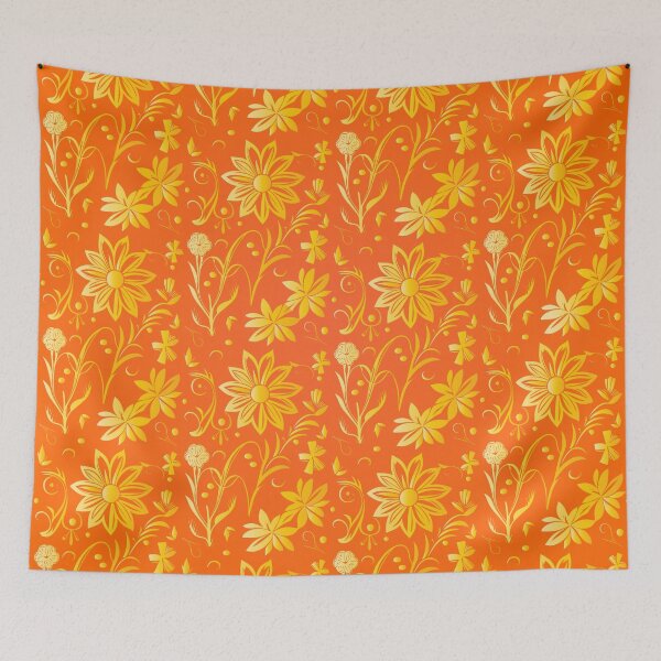 Item preview, Autumn Floral Pattern designed and sold by ArtFactoryAI.