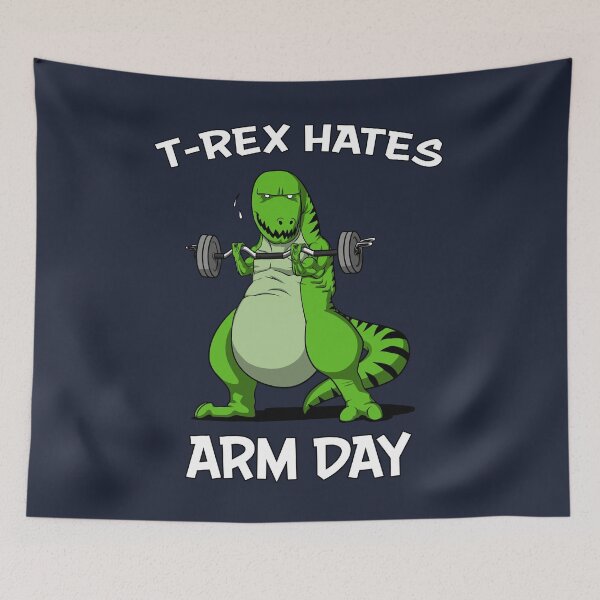 Item preview, T-Rex Hates Arm Day designed and sold by underheaven.
