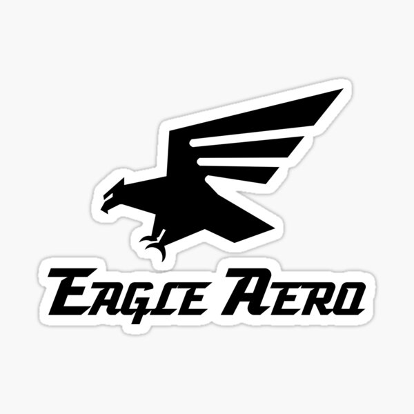 Black Eagle Aero Logo Sticker