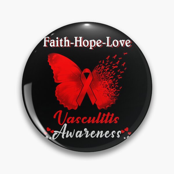 Item preview, Faith Hope Love Butterfly Vasculitis Awareness designed and sold by Gillosina.