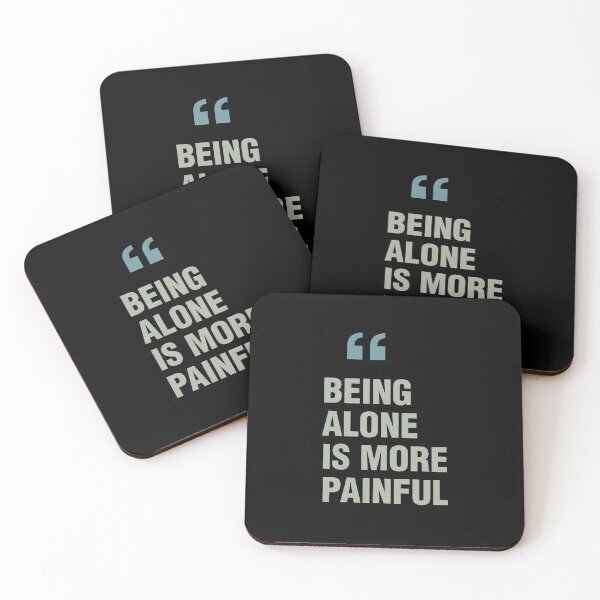 Item preview, Motivational Quotes: Being Alone is More Painful designed and sold by Viability Creative.