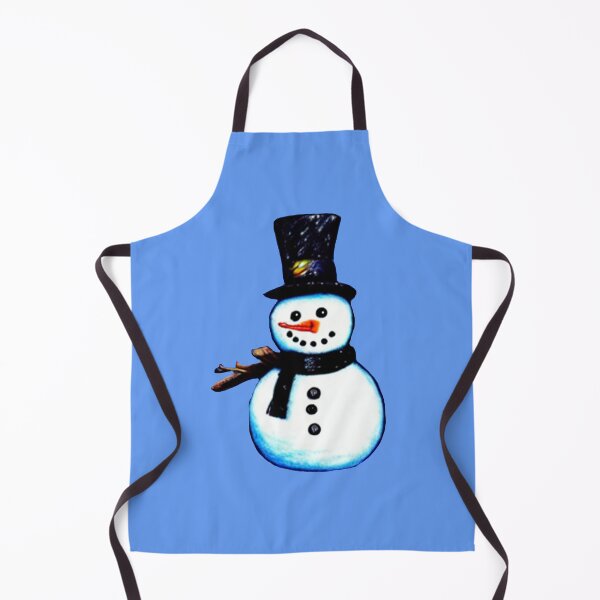 Item preview, Cute Snowman Wearing a black top hat designed and sold by DelynCreates.