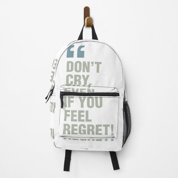 Item preview, Motivational Quotes: Don't Cry Even if You Feel Regret designed and sold by Viability Creative.