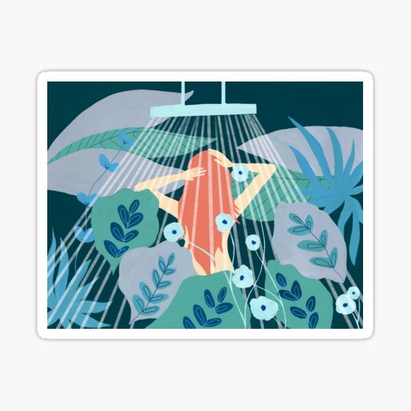 Shower Oasis Sticker