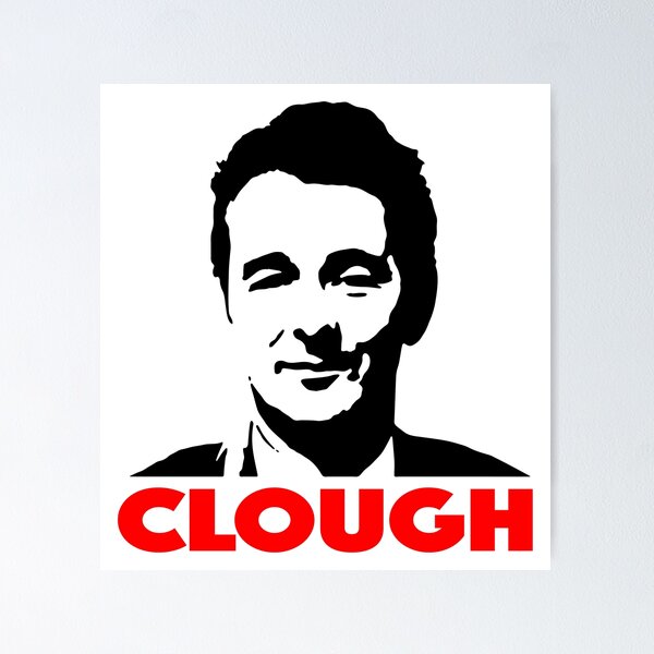 Item preview, BRIAN CLOUGH. BLACK AND RED. designed and sold by 5hertz.