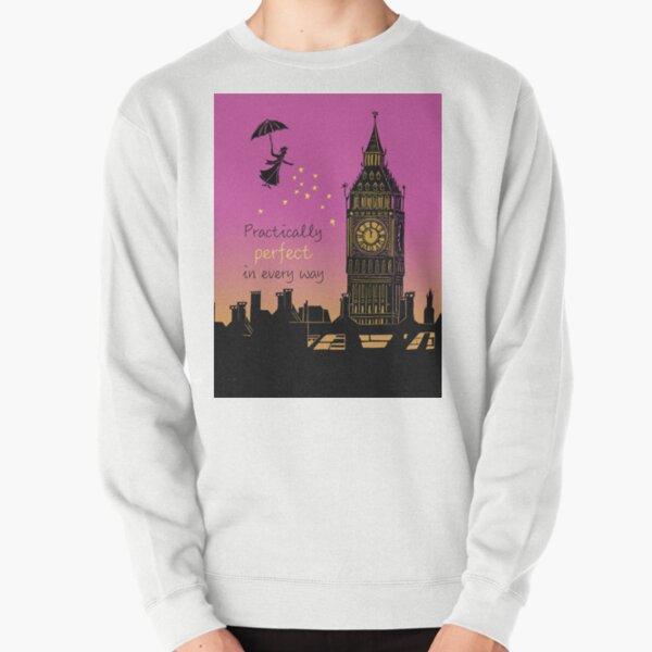 Item preview, Mary Poppins Practically Perfect in Every Way Sunset Linocut designed and sold by Maddy Bennett.