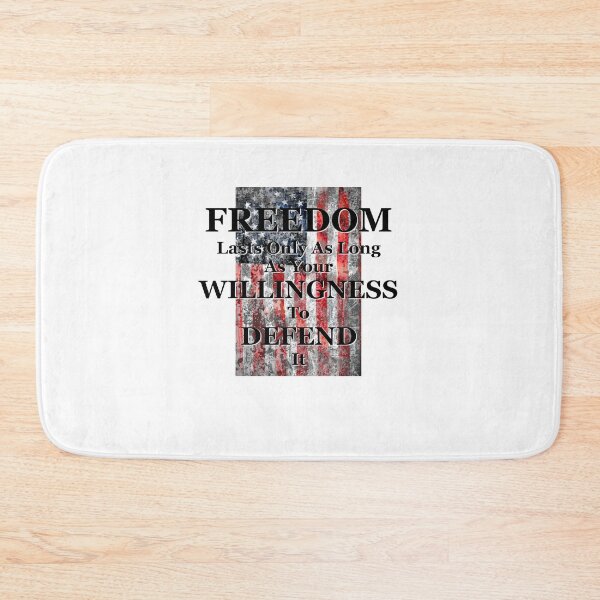 Item preview, Freedom Lasts Only As Long As Your Willingness to Defend It designed and sold by BlackGrain.