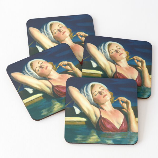 Item preview, Woman swimming in the moonlight designed and sold by devwalk92.