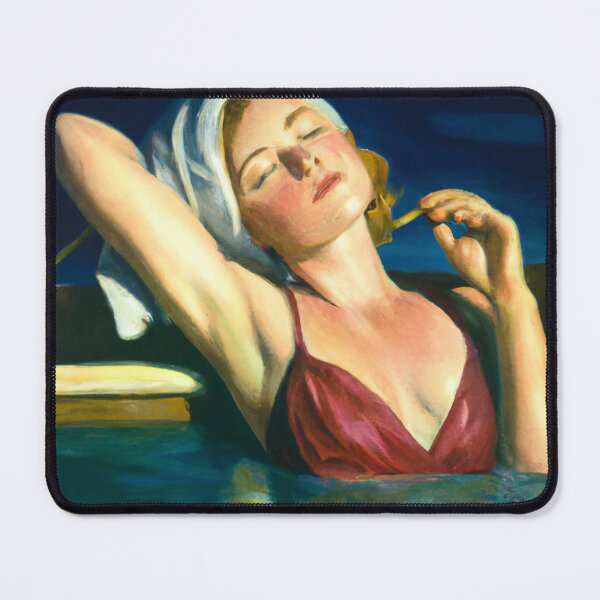 Item preview, Woman swimming in the moonlight designed and sold by devwalk92.