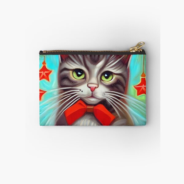 Item preview, Cat With Christmas Stars designed and sold by NitaBond.