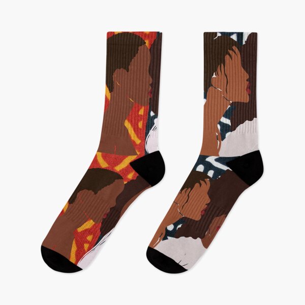 Item preview, Beautiful Melanine Women with Mudcloth Background designed and sold by lesovybze.
