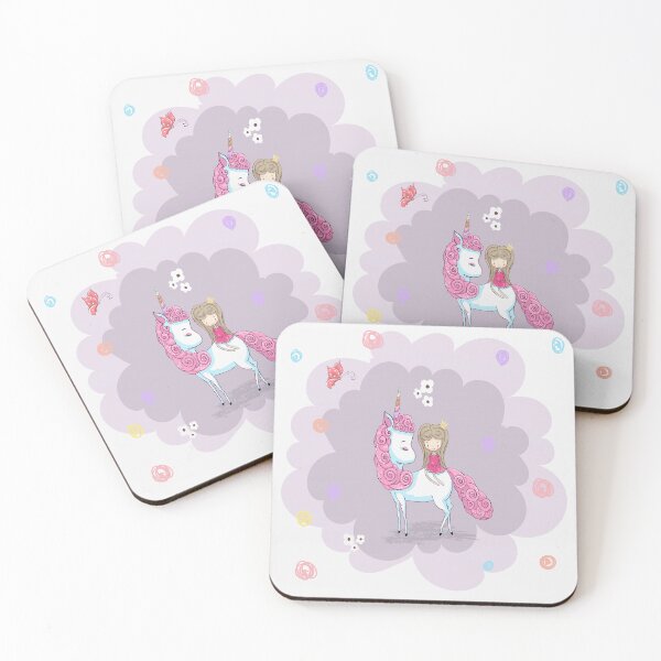 Item preview, Unicorn and girl designed and sold by della95.