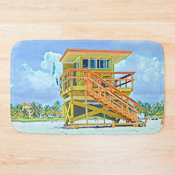 Item preview, Miami Beach Ocean Rescue Lifeguard Tower Florida designed and sold by TastyTonic.