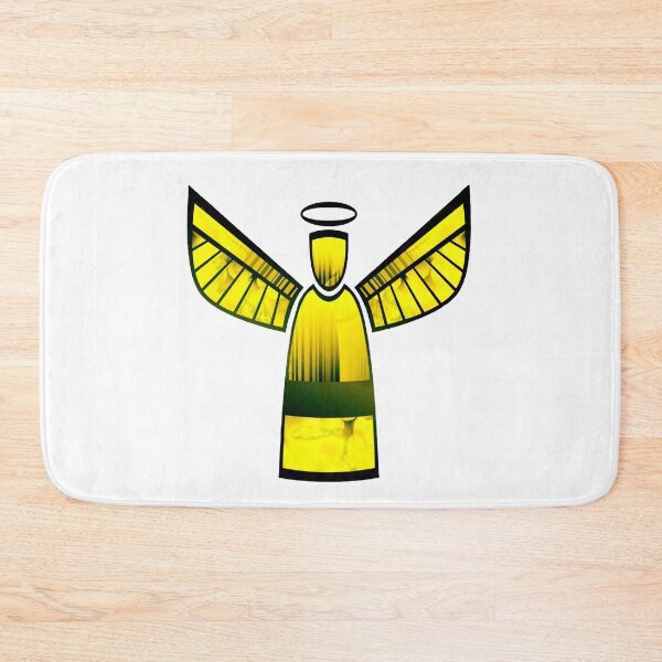 Aperçu de l'œuvre Conception de silhouette d'ange jaune créée et vendue par Dven-Clothes.