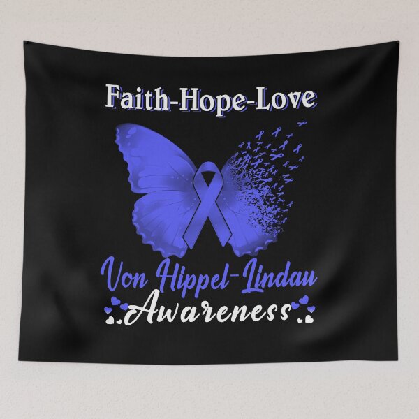 Item preview, Faith Hope Love Butterfly Von Hippel-Lindau Awareness designed and sold by Gillosina.