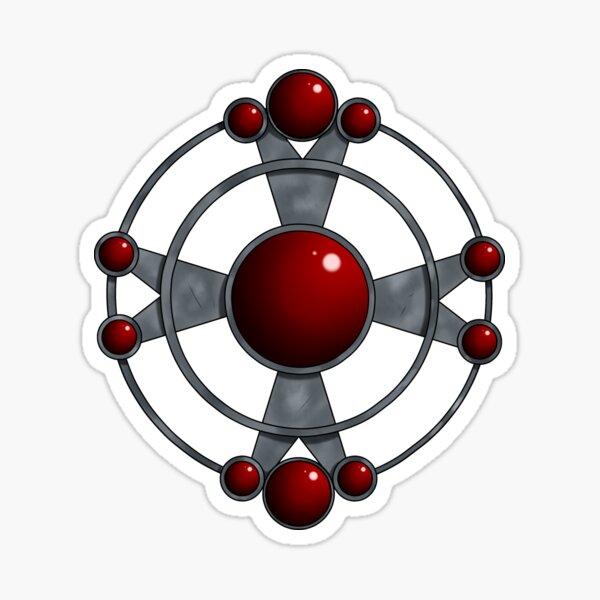 "Dungeons and Dragons Holy Symbol of St. Cuthbert" Sticker for Sale by