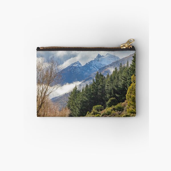 Item preview, Beautiful Snow Capped Mountains and Evergreen Trees Landscape designed and sold by SafariByMarisa.