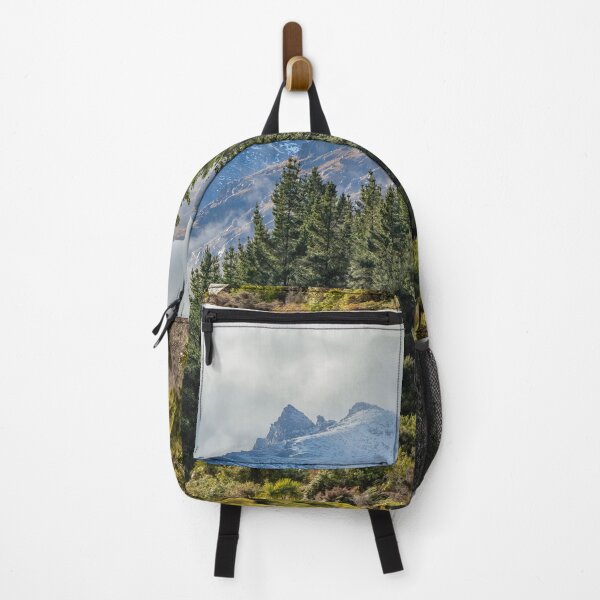 Item preview, Beautiful Snow Capped Mountains and Evergreen Trees Landscape designed and sold by SafariByMarisa.