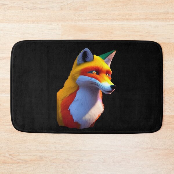 Item preview, CONFUSED PRETTY FOXES HEAD designed and sold by sailorsam1805.