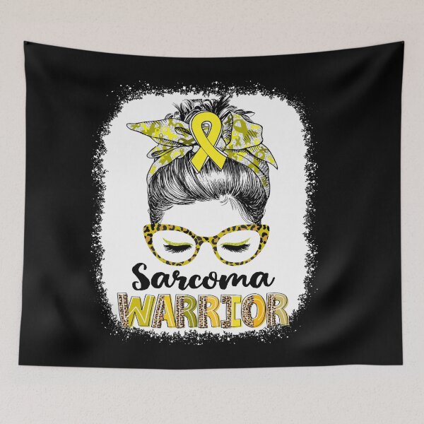 Item preview, Messy Bun Leopard Sarcoma Warrior designed and sold by rechardtee.