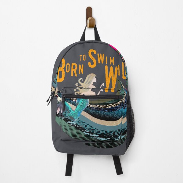 Item preview, Wild open water swimming, winter bathers. Born to swim mermaid for swimmer lovers. Caroline Laursen Original designed and sold by Caroline Laursen.