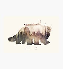 Lámina fotográfica Yip Yip Appa - Arte de Sky Bison Airbender