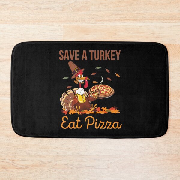 Item preview, Save a Turkey Eat Pizza Funny Thanksgiving Gifts designed and sold by nquestiaa.