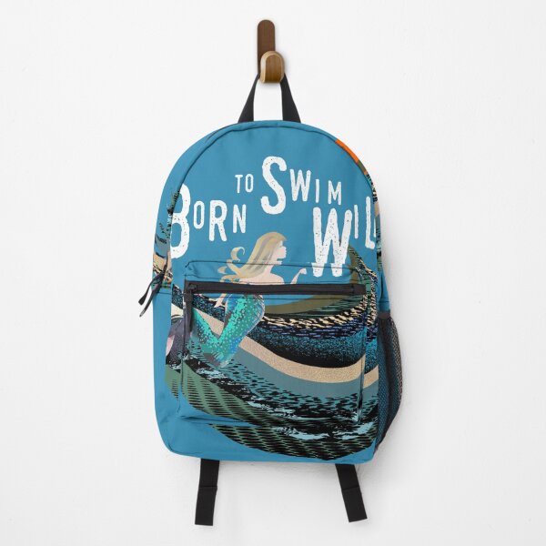 Item preview, Wild open water swimming, winter bathers. Born to swim mermaid for swimmer lovers. Caroline Laursen Original designed and sold by Caroline Laursen.