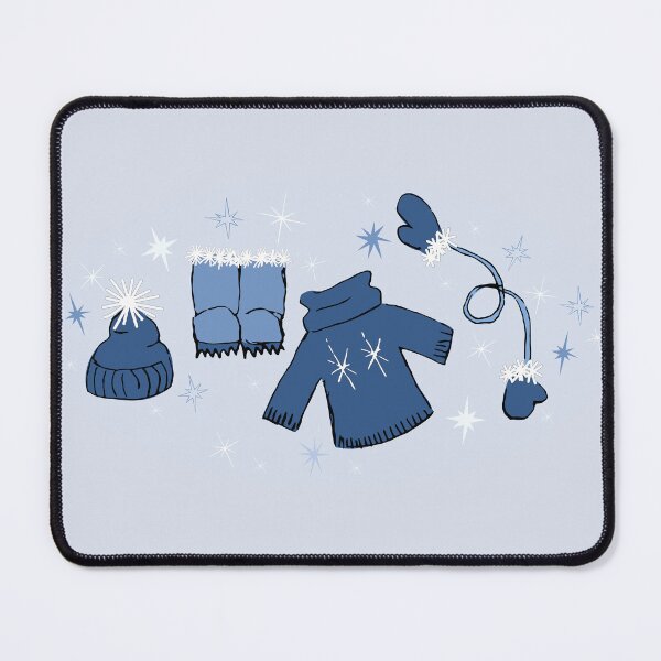 Item preview, Winter weather snow lover gear cartoon illustration designed and sold by AngelDawnDesign.